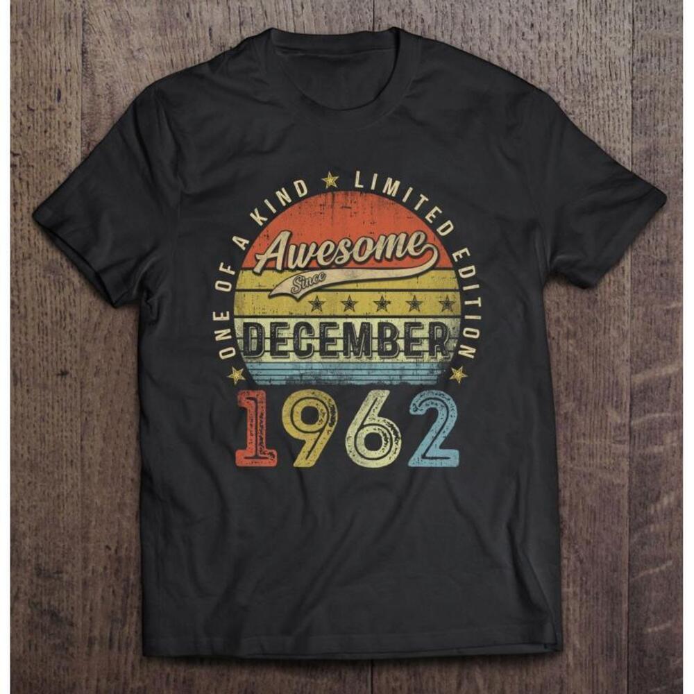 Gift Awesome Since December 1962 T Shirt